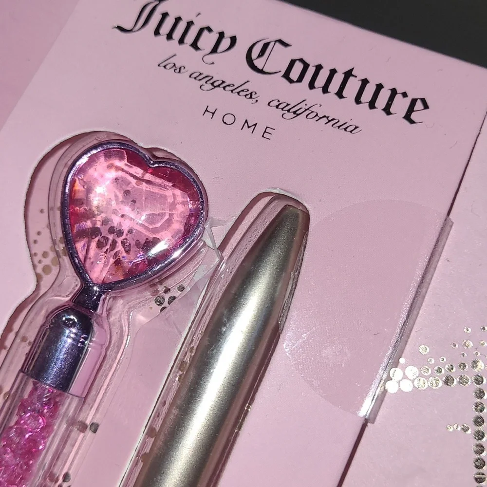 Juicy Couture Pink Journal with Heart Pens - Picture 9 of 9